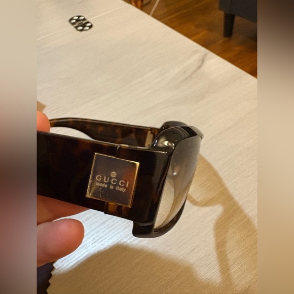 Gucci Dark Brown Rectangular Glasses - Picture 6 of 16